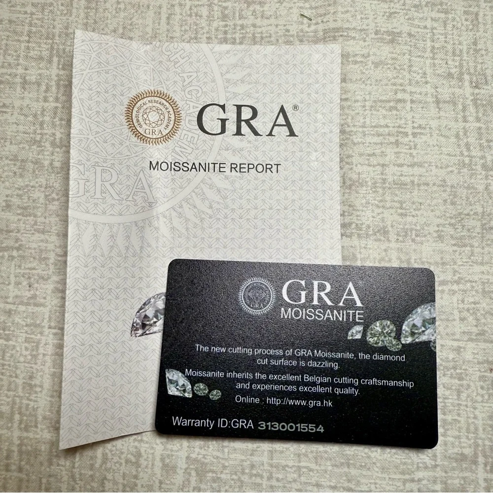 New Sterling Silver & Moissanite Twinkle Solitaire Ring, Size 7 💍 - Picture 5 of 5